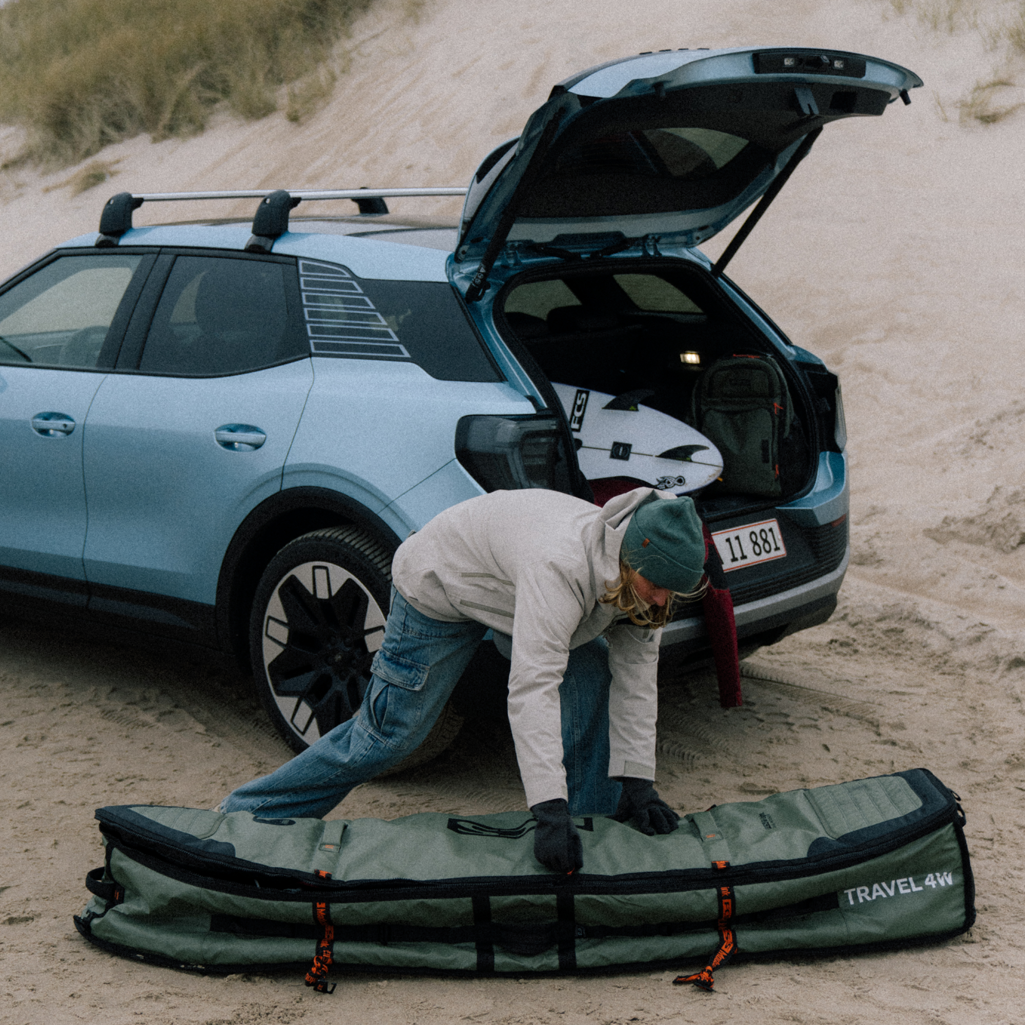 FCS Travel 4 Shortboard/Fish Wheelie Cover